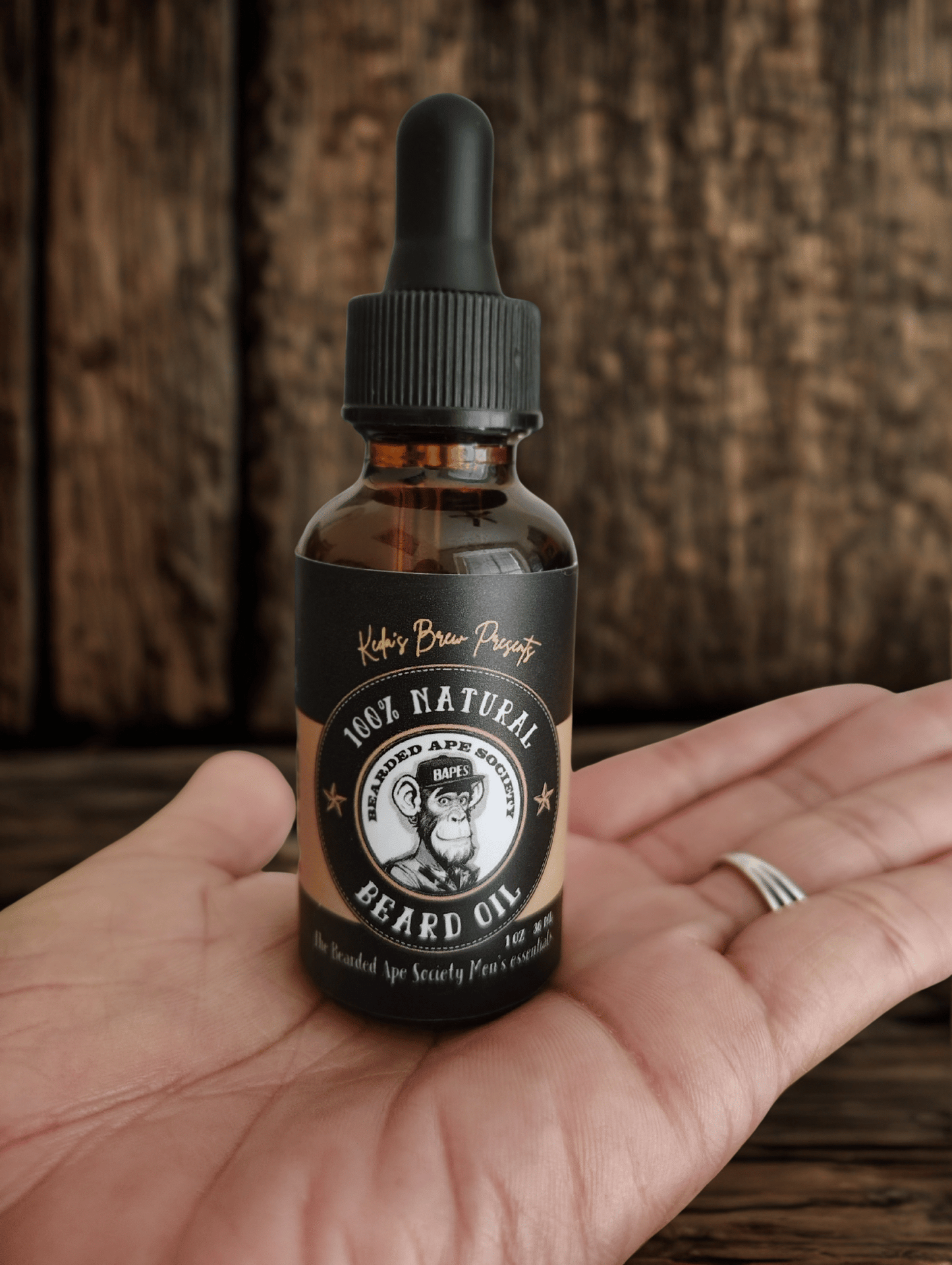 Keda's Brew Presents: The Bearded Apes Society Beard Oil image 1